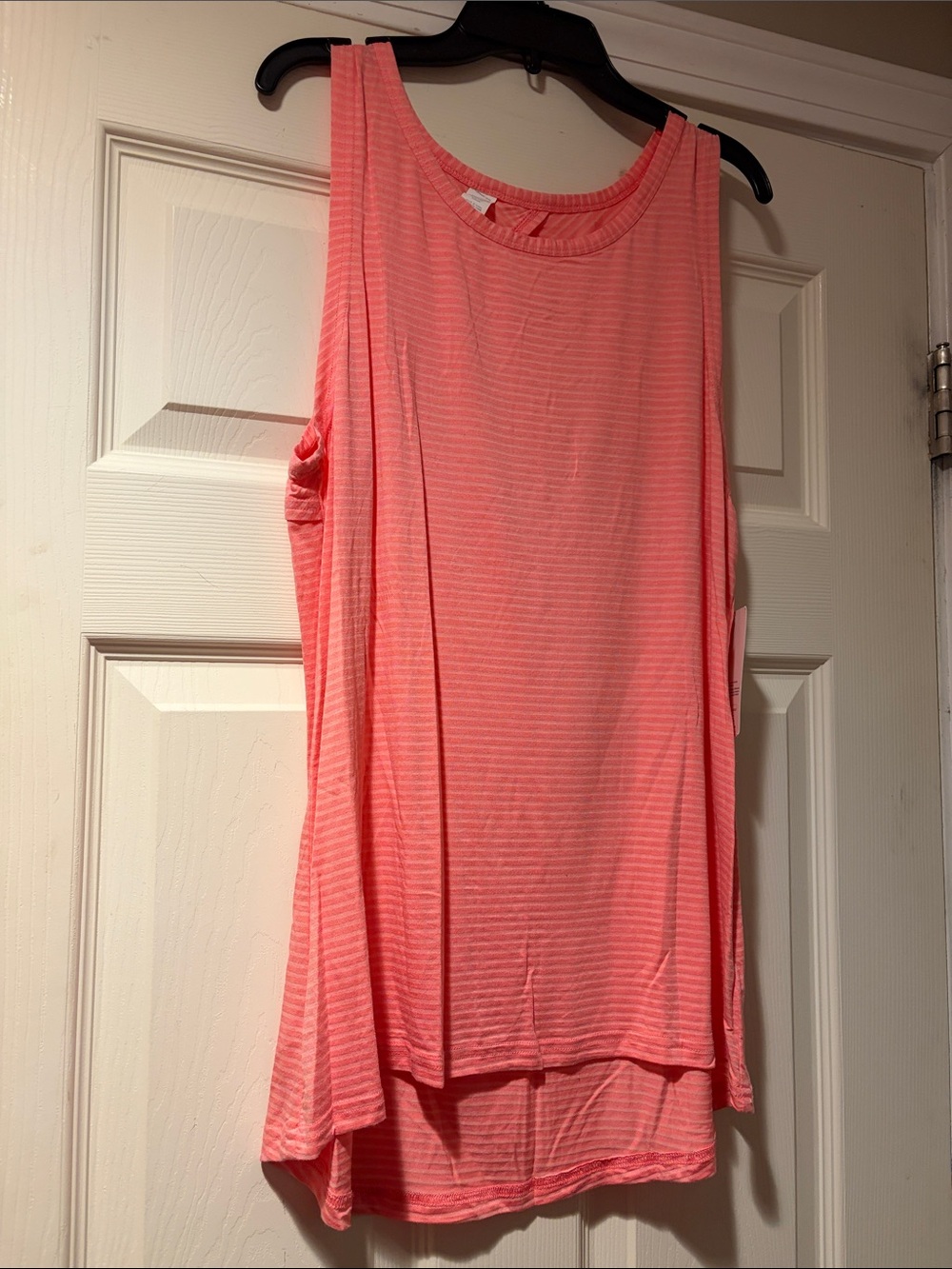 Jockey Coral Striped Sleeveless Tank